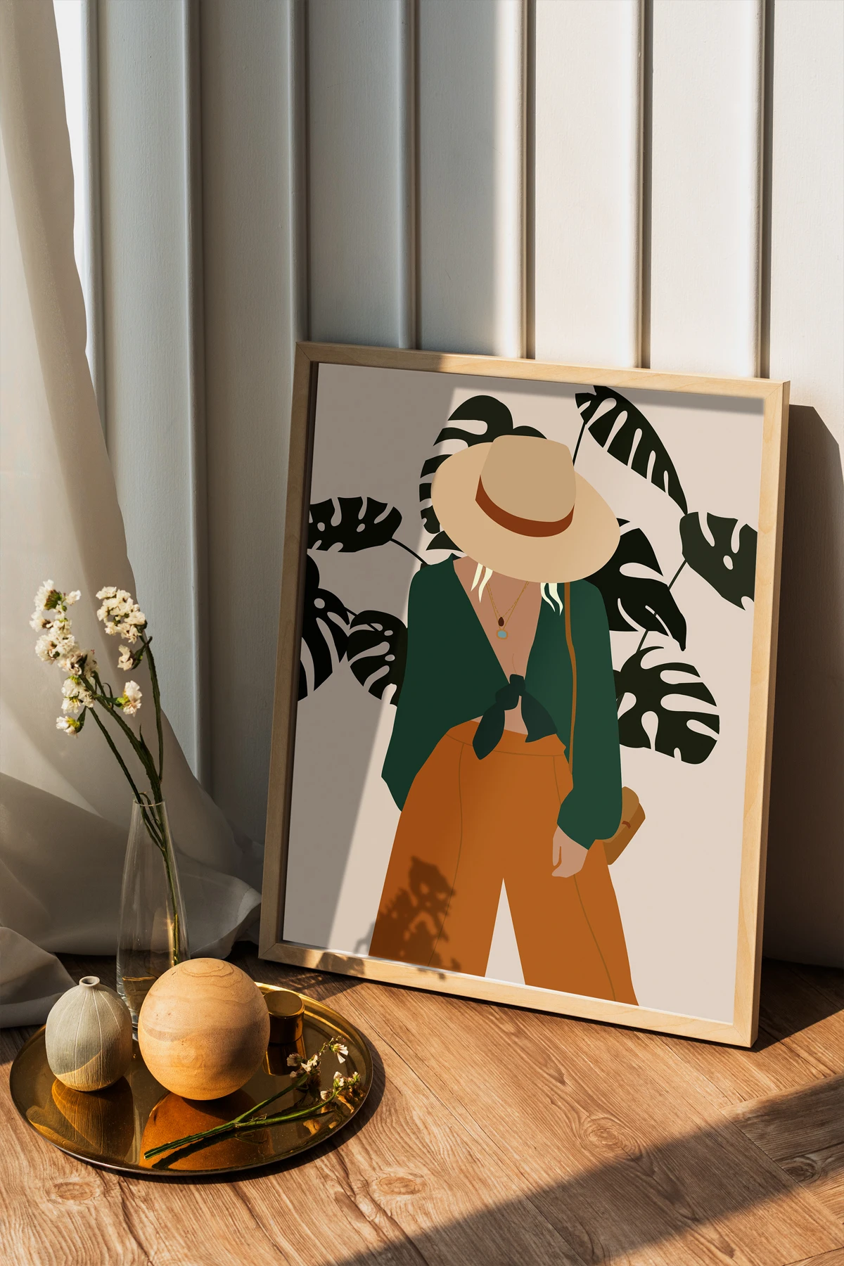 

Framed Single Table Frames Decoration Home Decor 35x45 Wood Table Single 173