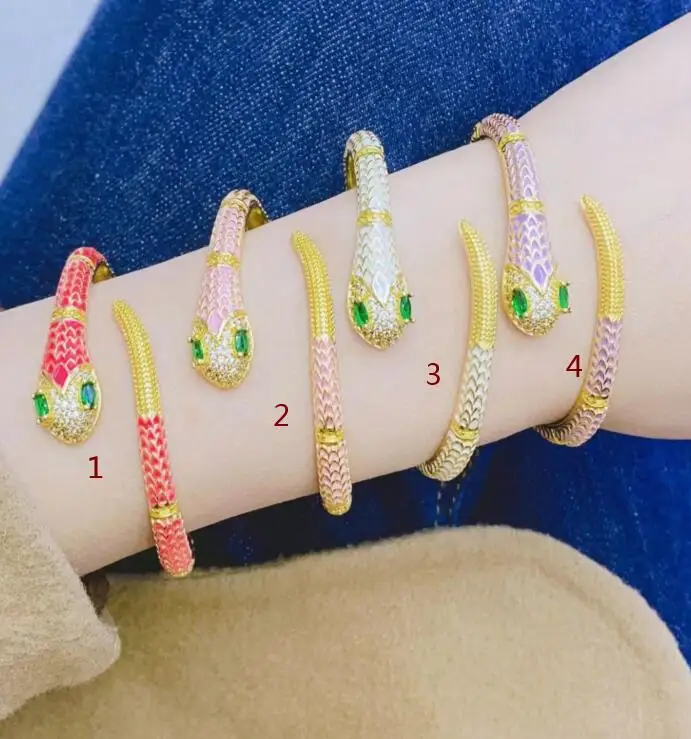 

1 шт., женский браслет со змеиным плетением