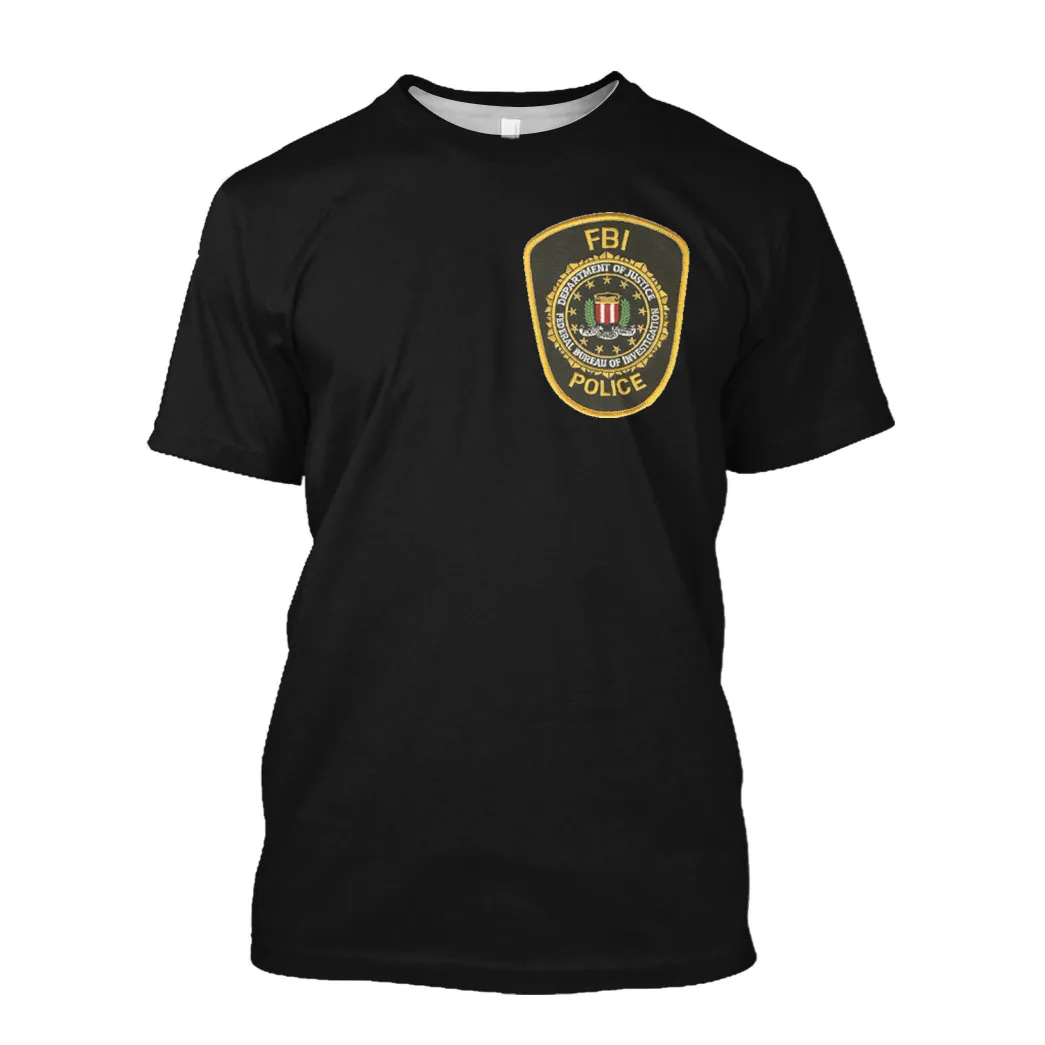

Jumeast Military 3D Graphic Funny T Shirts Guardia Civil FBI Army Printed T Shirty Baggy Jumpers Mesh Clothing Sweat Streetwear