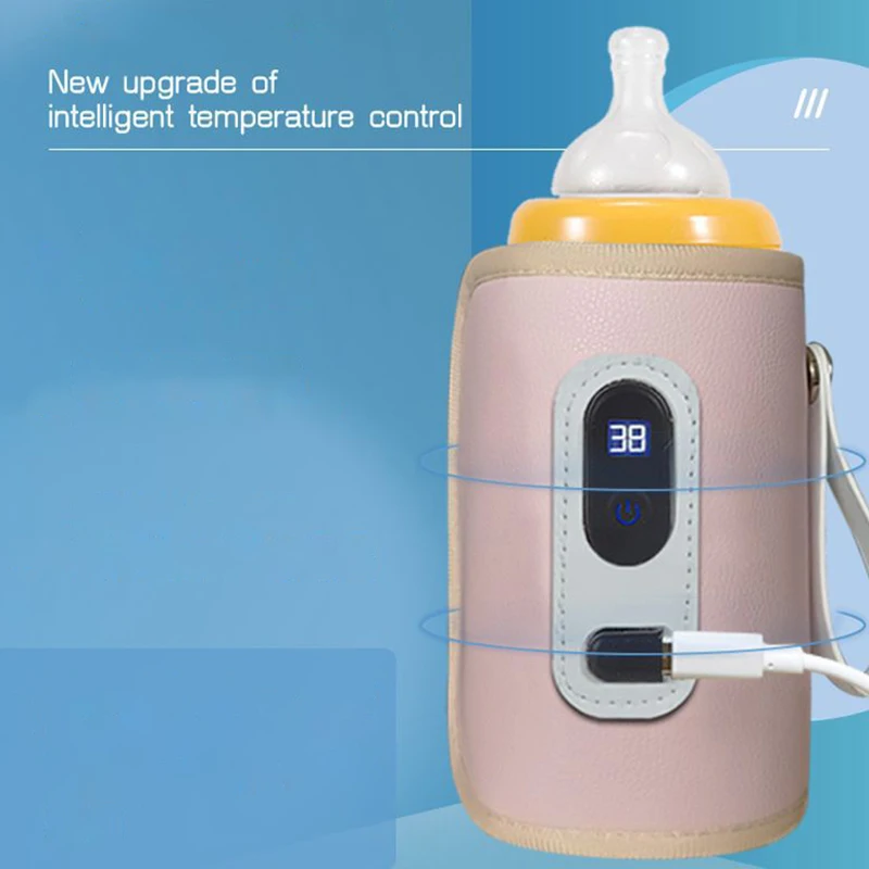 Бытовой изоляционный рукав для бутылок с цифровым дисплеем USB универсальный