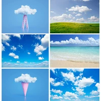 natural scenery photography background blue sky and white clouds meadow travel photo backdrops studio props 22330 tkyd 08