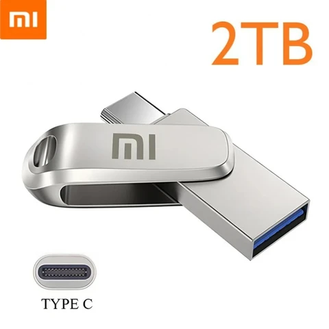 USB-накопитель Xiaomi U Drive оригинальный, 1024 ГБ, 512 ГБ, USB 3,1 Type-C