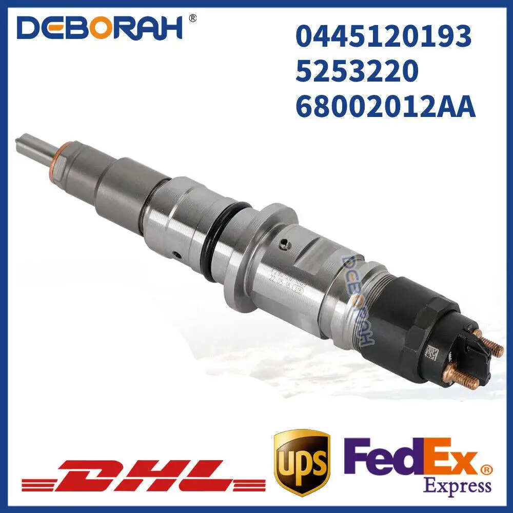 0445120193 Форсунка дизельного топлива 5253220 Для Dodge Ram Truck Cummins 2500/3500
