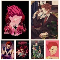 anime hunter x hunter hisoka classic movie posters kraft paper sticker home bar cafe posters wall stickers