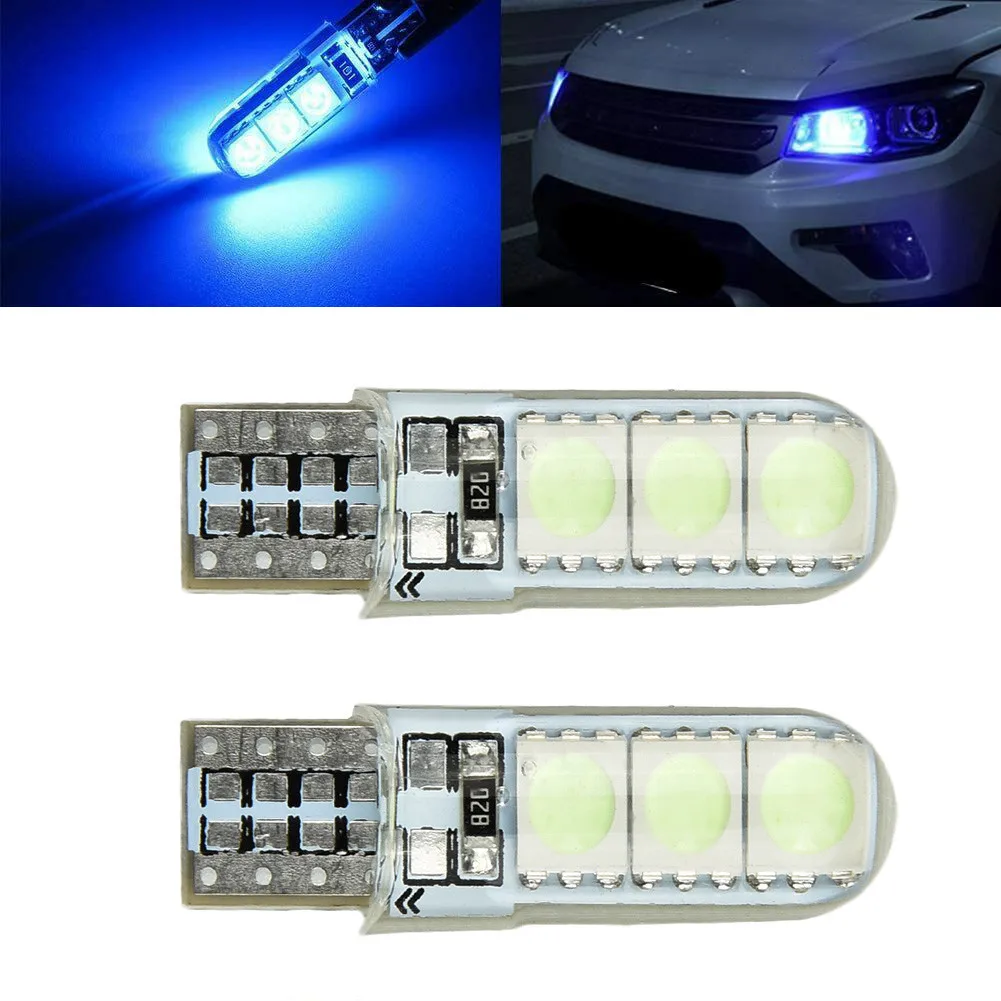 

2 шт., Автомобильные светодиодные ламсветильник T10 5050 6SMD