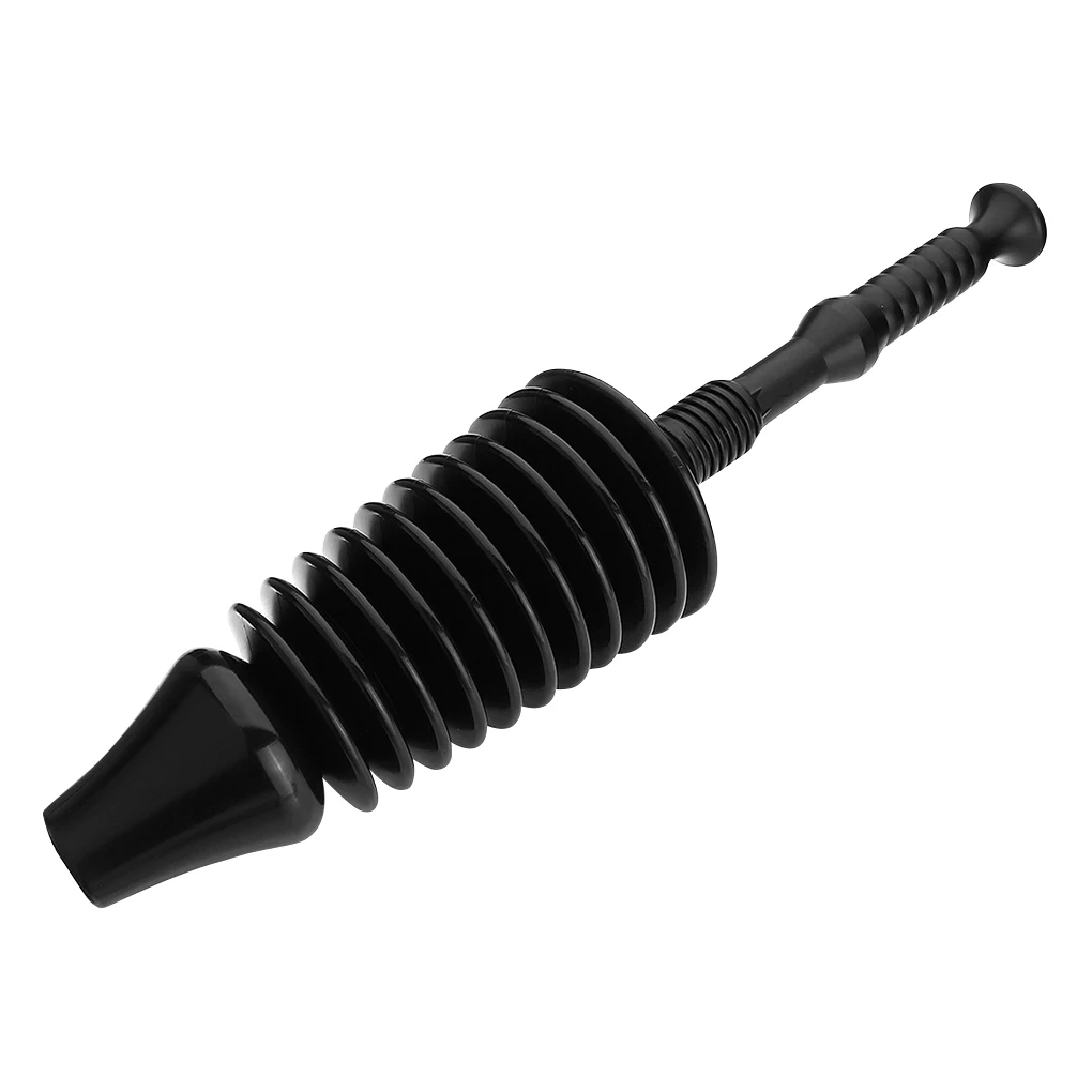 

Toilet Plunger Plastic Rubber Drain Unblocker High Pressure Pump Cleane Powerful Household Bathroom Handheld Sink Clog Remover