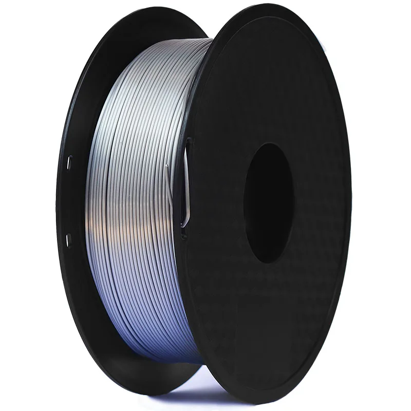 

3D Printing Materials 1.75mm Silk PLA Filament 1kg Shiny Metal Black and White Ash Etc 16 Colors For DIY Artwork Printing