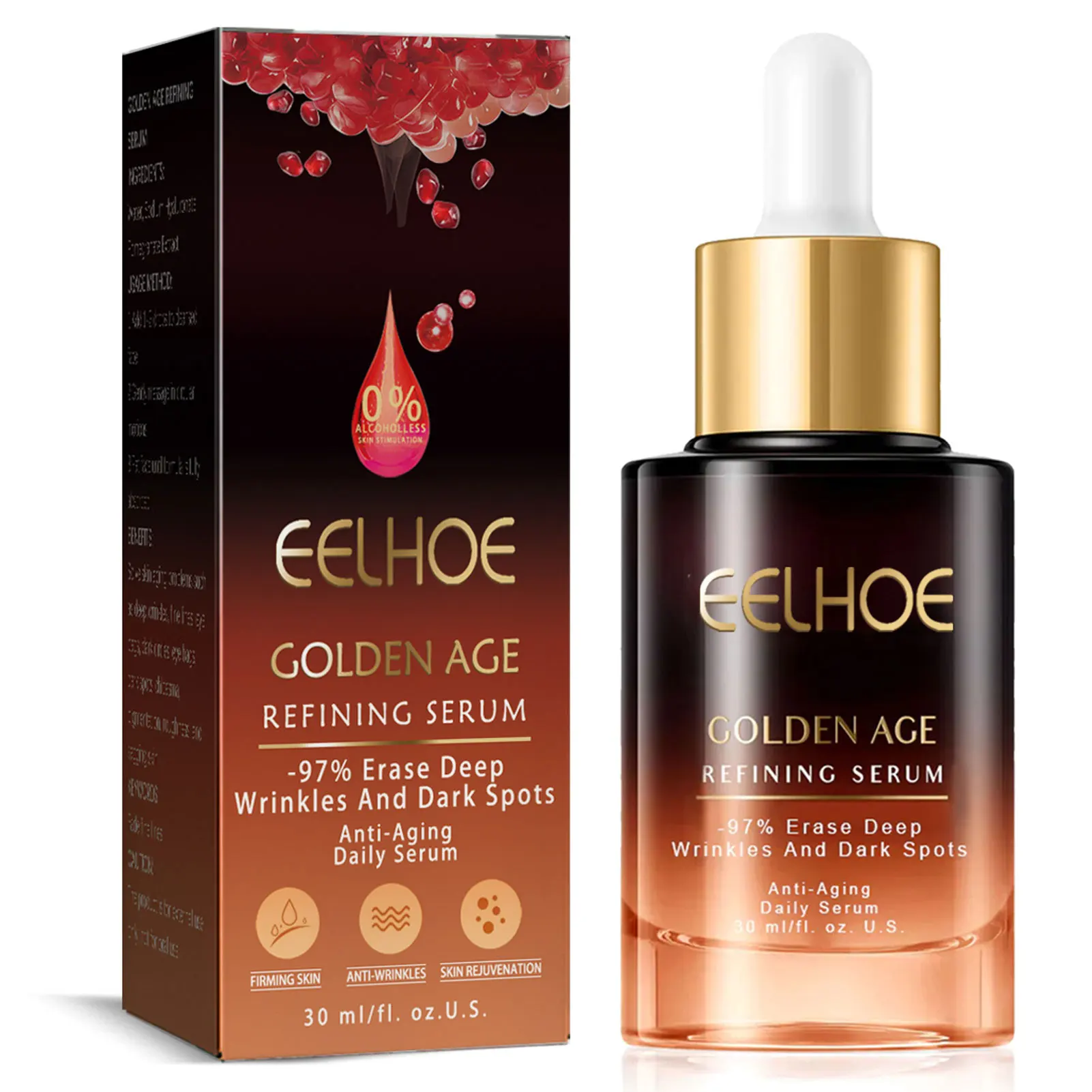 

Anti Wrinkle Face Serum Daytime Glow and Nighttime Reset Facial Serum for Dark Circles Puffiness Wrinkles