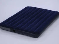 pump pillow luxury blue flocking double increase air mattress double air mattress bed