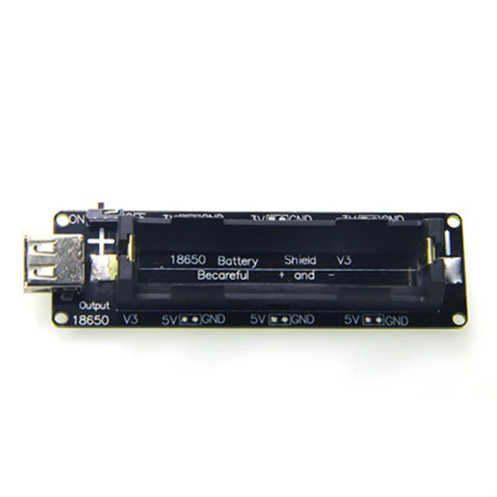 

ESP32 ESP32S For Wemos For Raspberry Pi 18650 Battery Charge Shield Board V3 Micro USB Port Type-A USB 0.5A For Arduino Charge