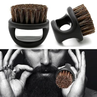 men beard shaving brush wild boar fur soft barber salon facial cleaning shave tools razor brush with handle styling accessory