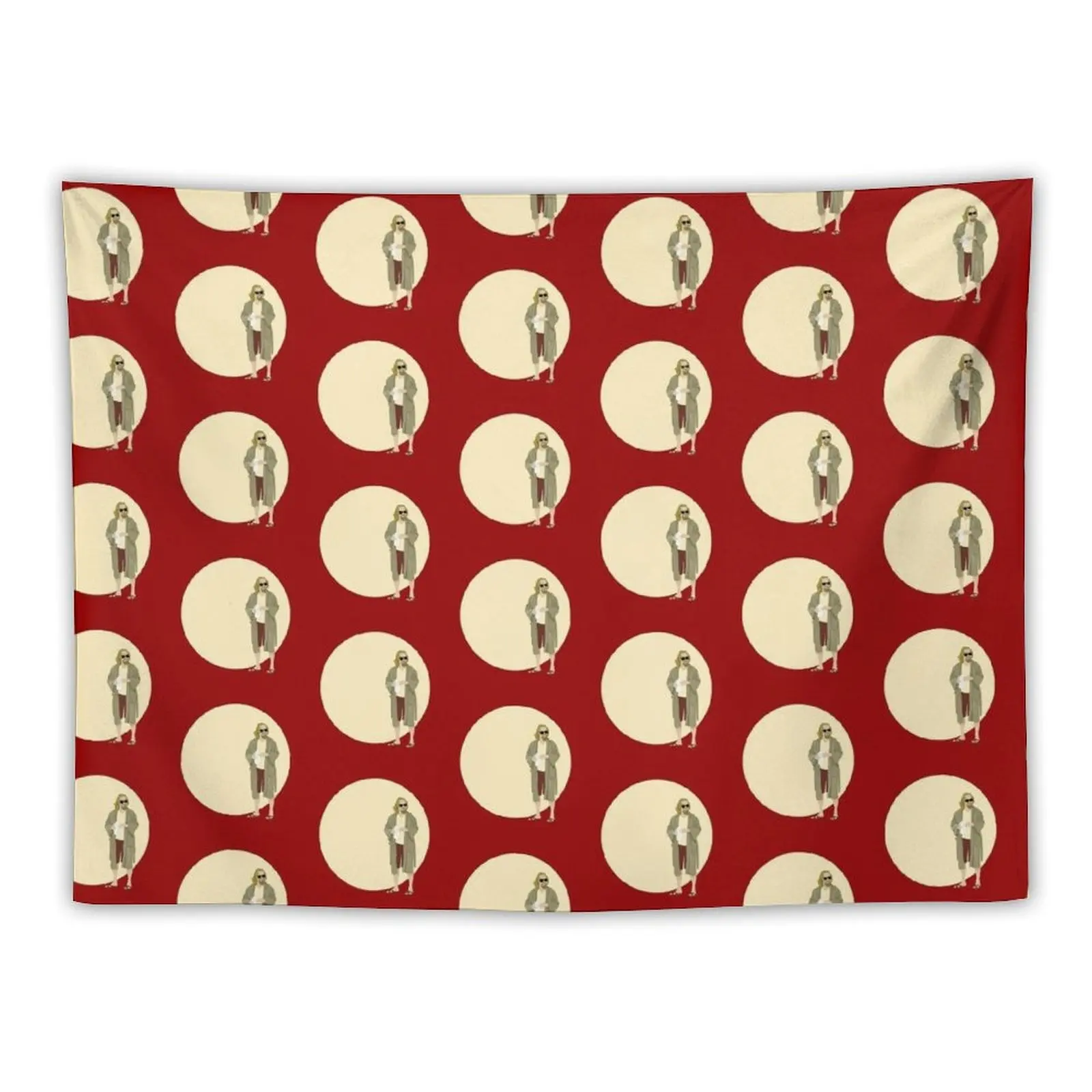 Чувак большой Круг Лебовски Гобелен Забавный подвесной настенный гобелен