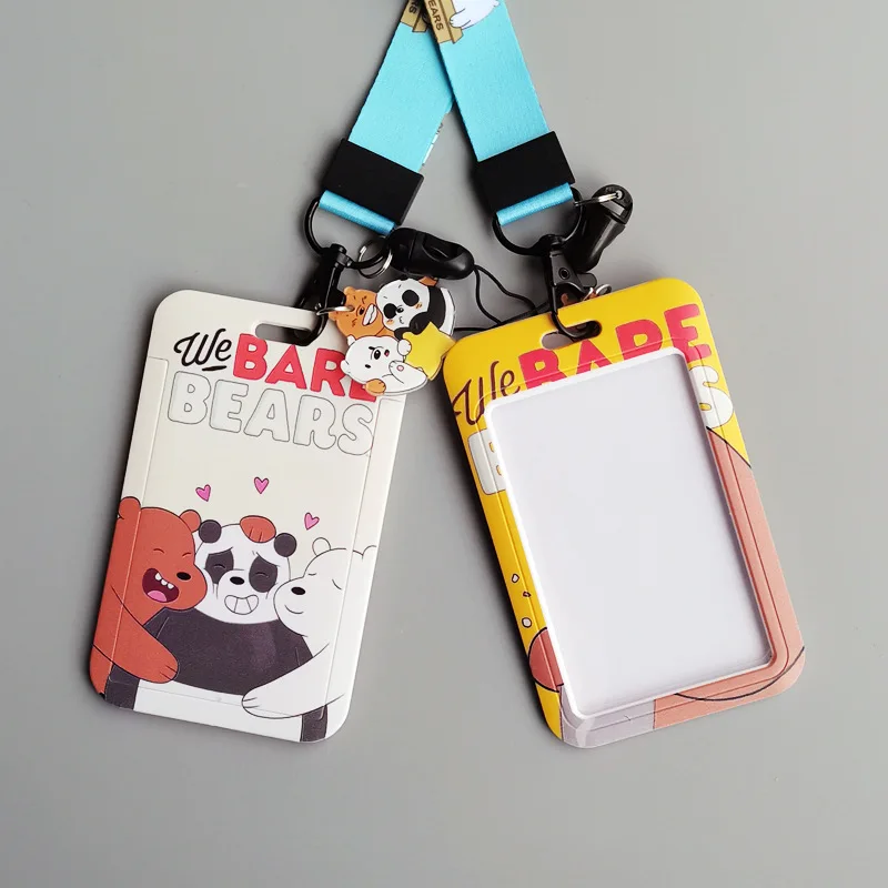 panda cute neck strap lanyard for keys keychain badge holder id credit card pass hang rope lariat mobile phone charm accessories free global shipping