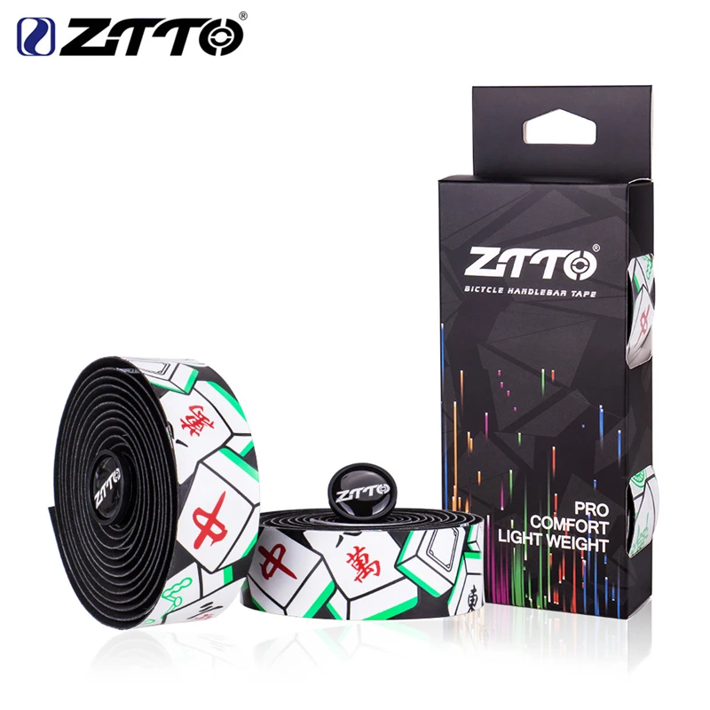 

ZTTO Road Bicycle Anti Skid Bar Tape EIEIO PU EVA Shock Absorbing Mahjong Handlebar Tapes Bike Accessories