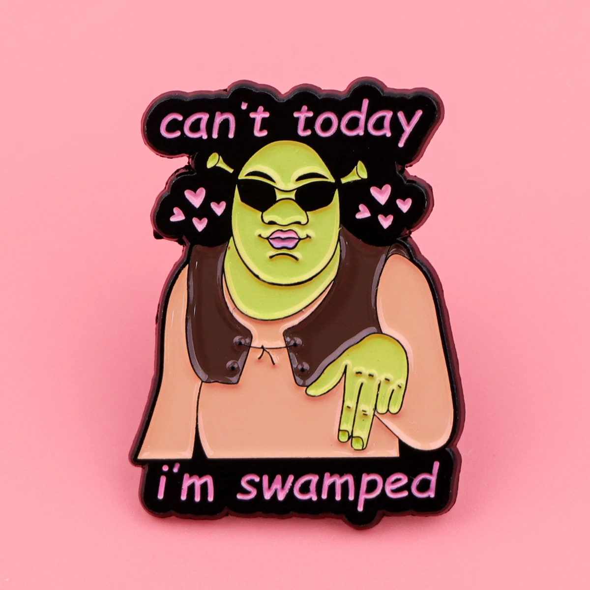 Я болотная эмалированная булавка броши на одежде значок сумка лацкан для одежды