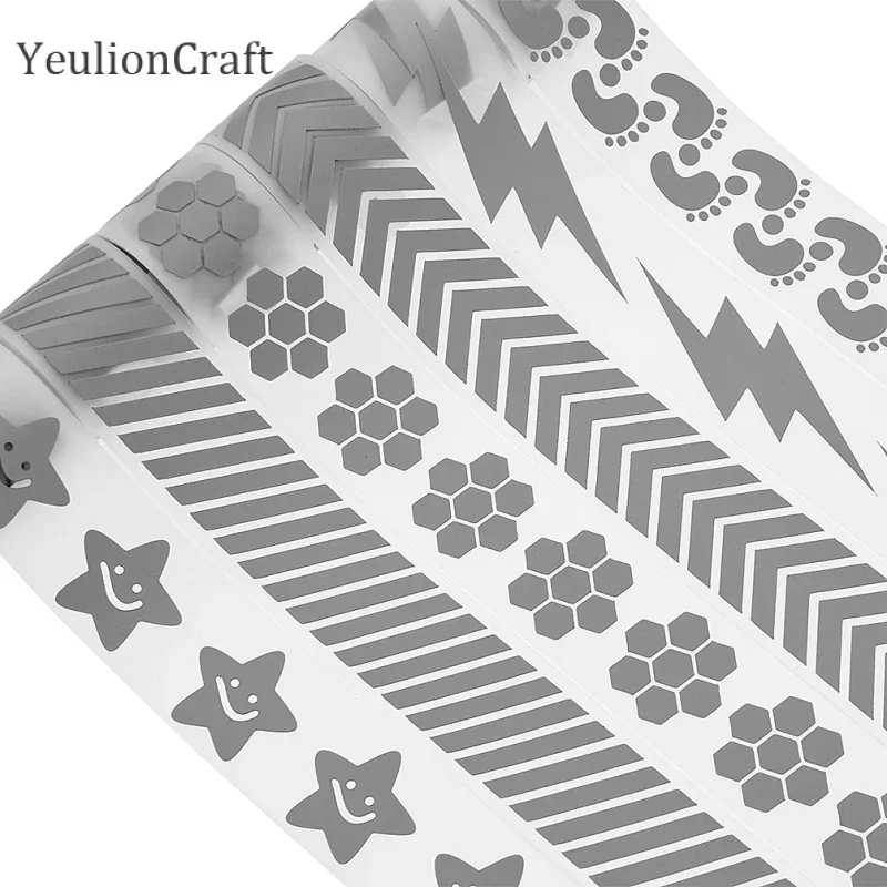 Chzimade 3X100CM Светоотражающие наклейки Фольга для горячего тиснения Теплопередающая