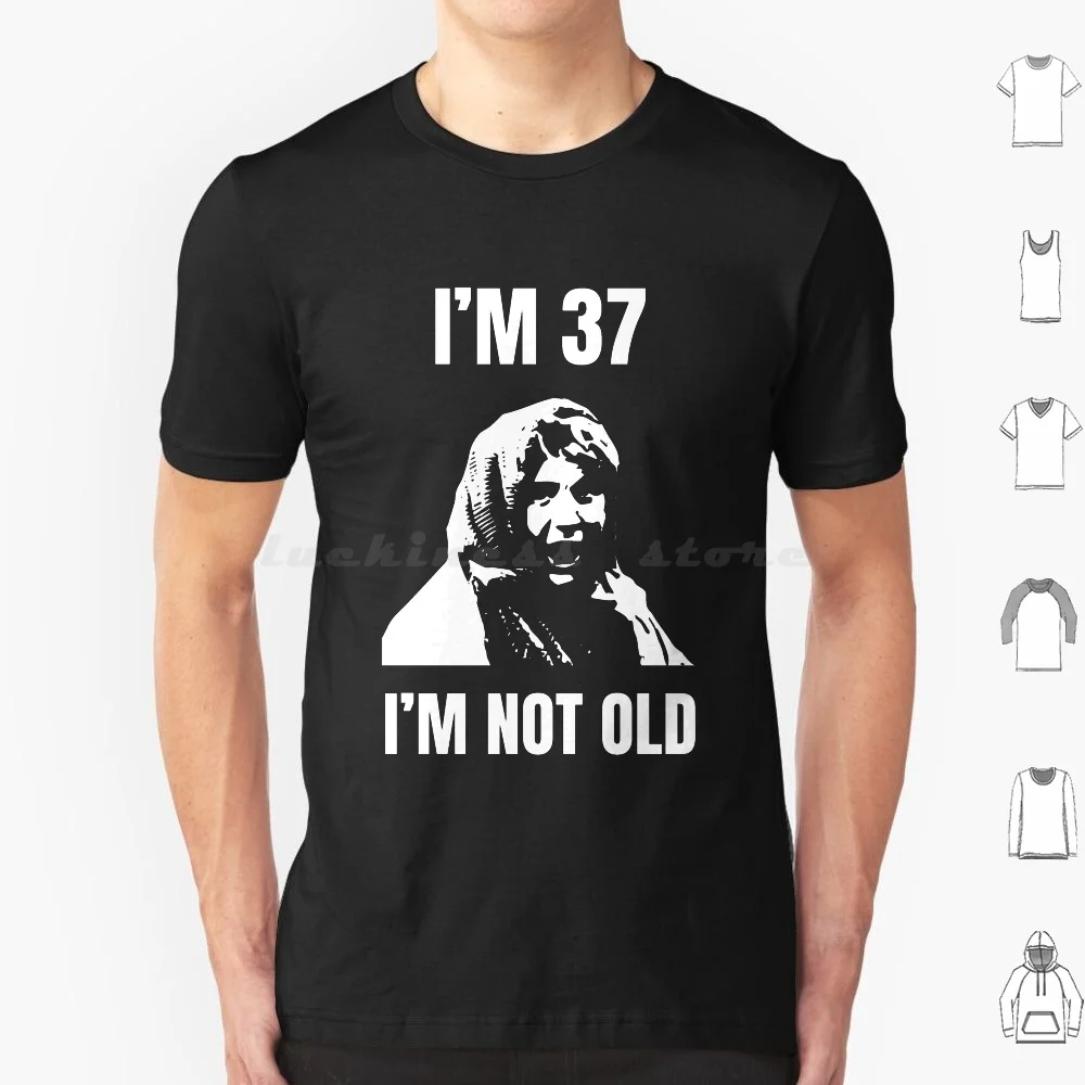 

Футболка I'm 37 I'm Not Old, большой размер, 100% хлопок 37, не старый Монти питон, Священный грейл