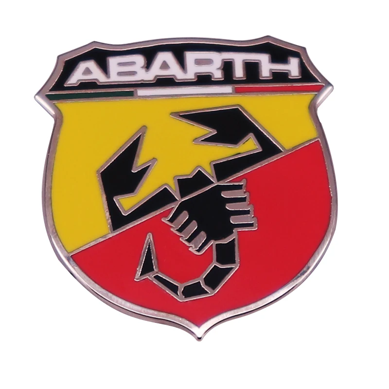 

Медная брошь Abarth