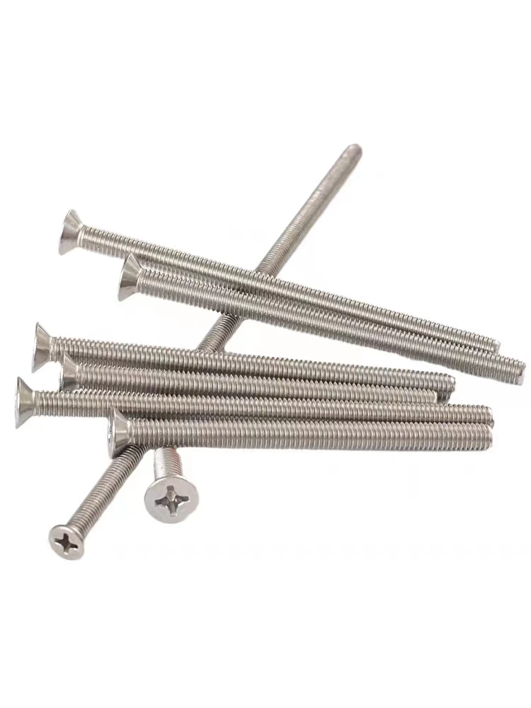 

2/5pcs Cross Phillips Flat Countersunk Head Screw M3 M4 M5 304 Stainless Steel Extension Screw Bolt