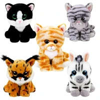 ty beanie baby series super soft kawaii doll pillow plush toy tabby black cat bed decoration boys girls birthday gift 15cm