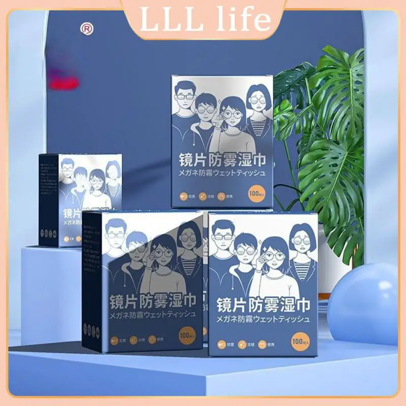 

For Home Office School Cleaning Lens Wipes Disposable Multipurpose Glasses Cloth 1box/ For Mobile Phone Screen Glasses Wipes