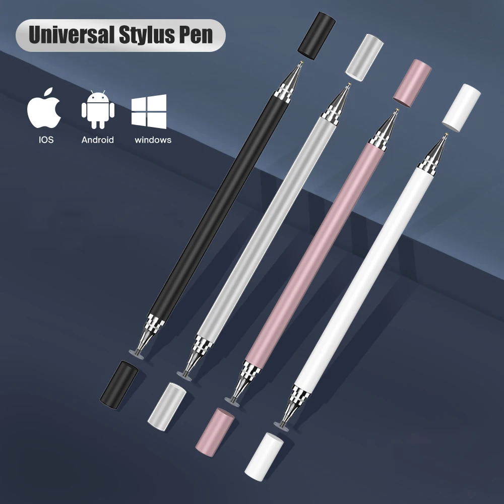 

Universal 2 in 1 Stylus Pen Drawing Tablet Capacitive Screen Caneta Touch Pen for iOS Android iPad Smart Pencil Accessories