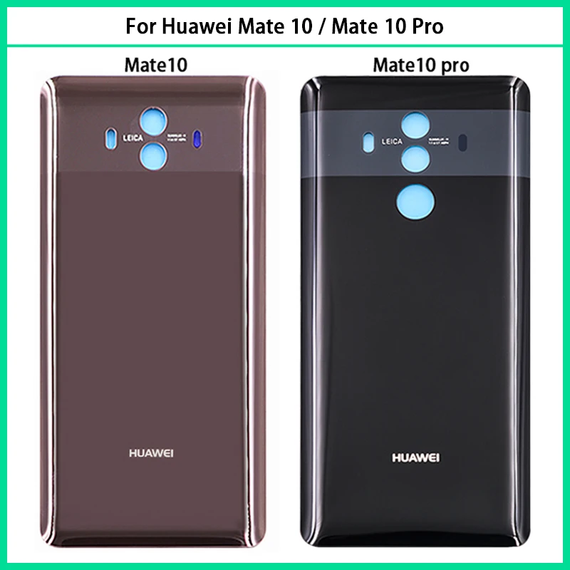 Новинка для Huawei Mate 10 / Pro задняя крышка батареи 3D стеклянная панель Mate10 дверь