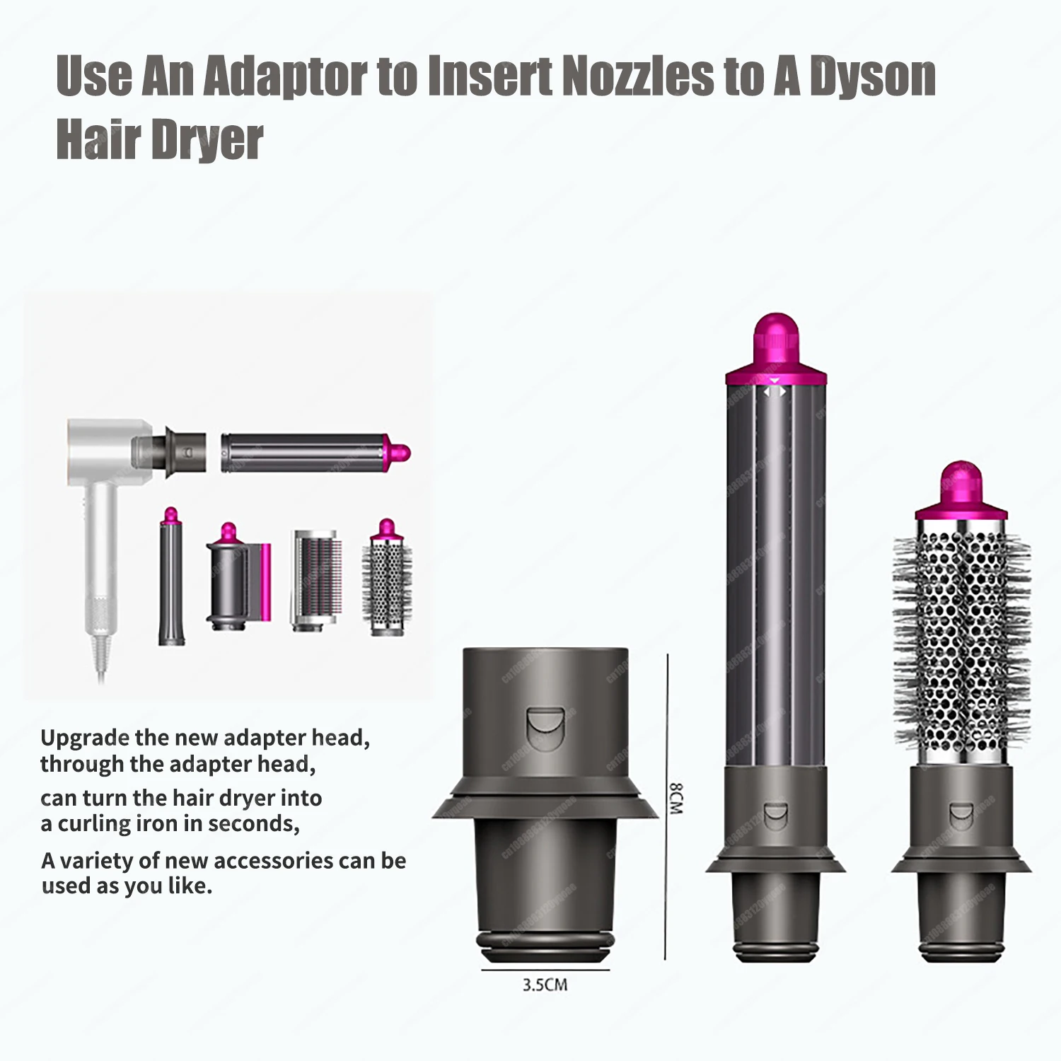 Для Dyson Airwrap HS01 HS05 насадка для укладки волос щетка против лета фена аксессуары