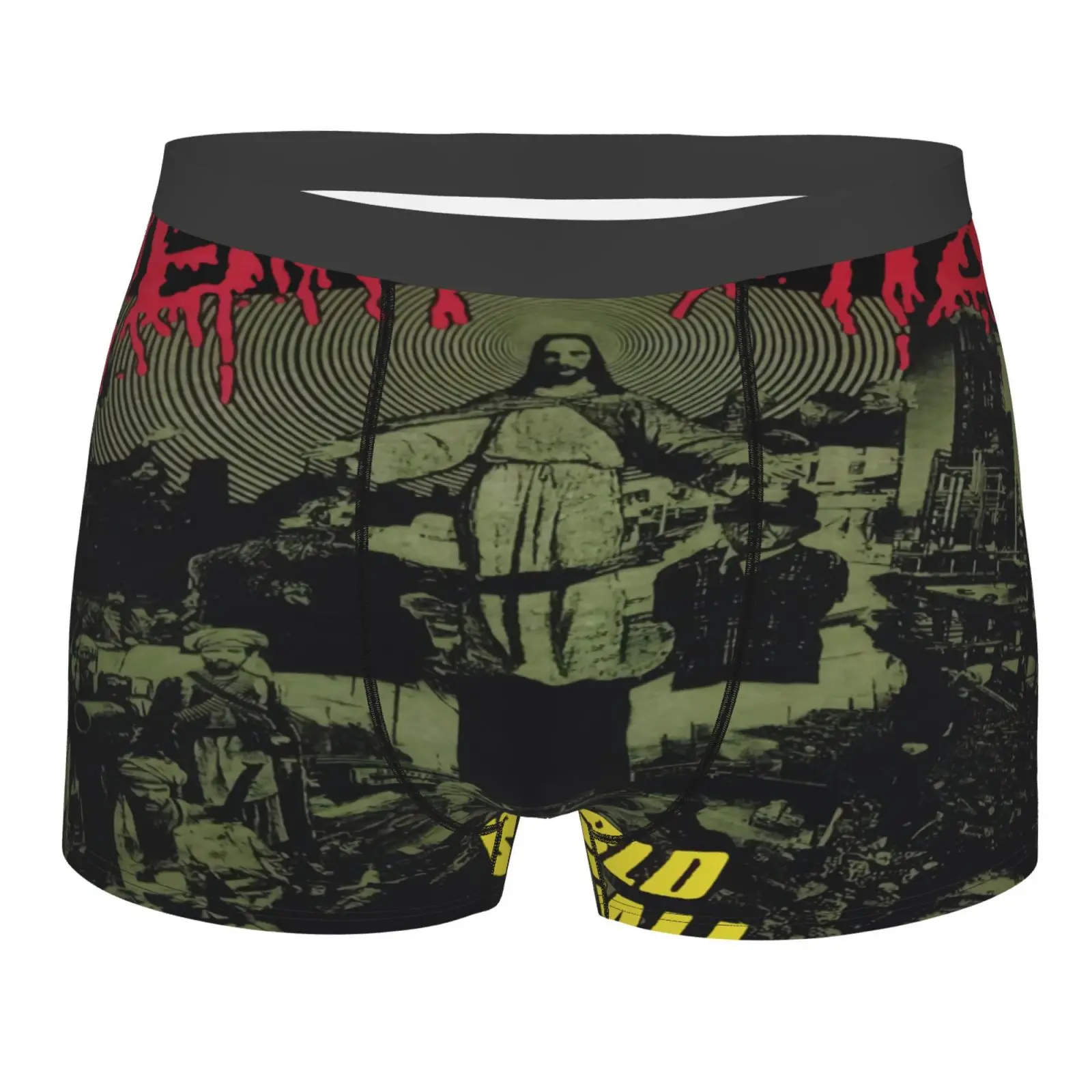 

Terrorizer World Downfall Death Metal Men Underwear Lot Men Underpants With Support Pouch Sexy Underwear Men Men's Briefs Cool