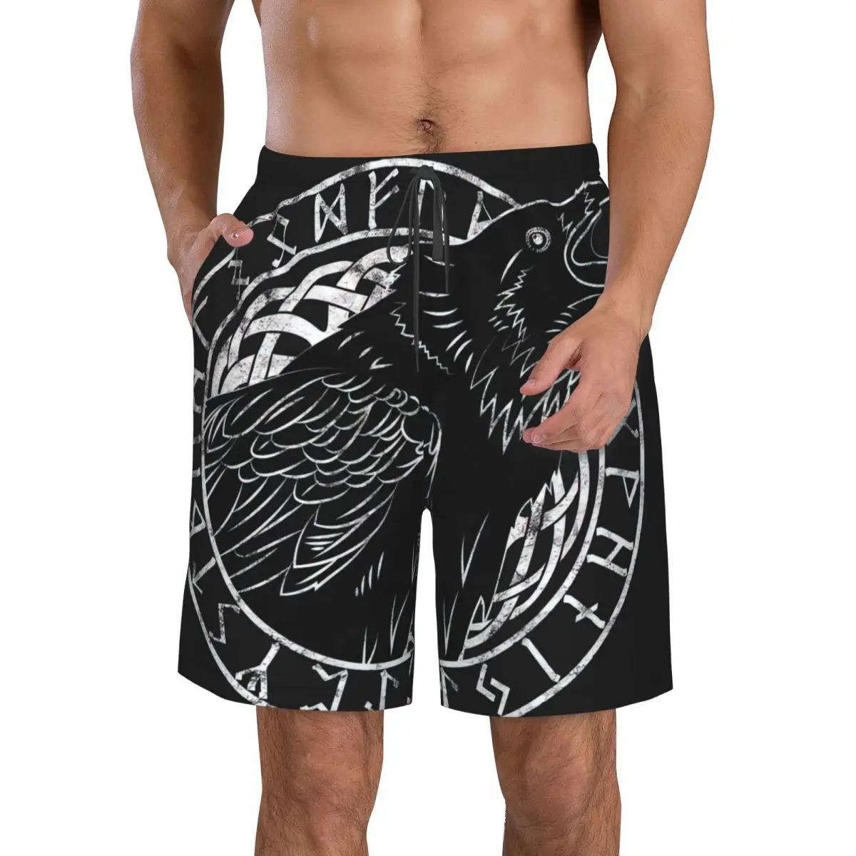 Мужские пляжные шорты для фитнеса быстросохнущие улицы