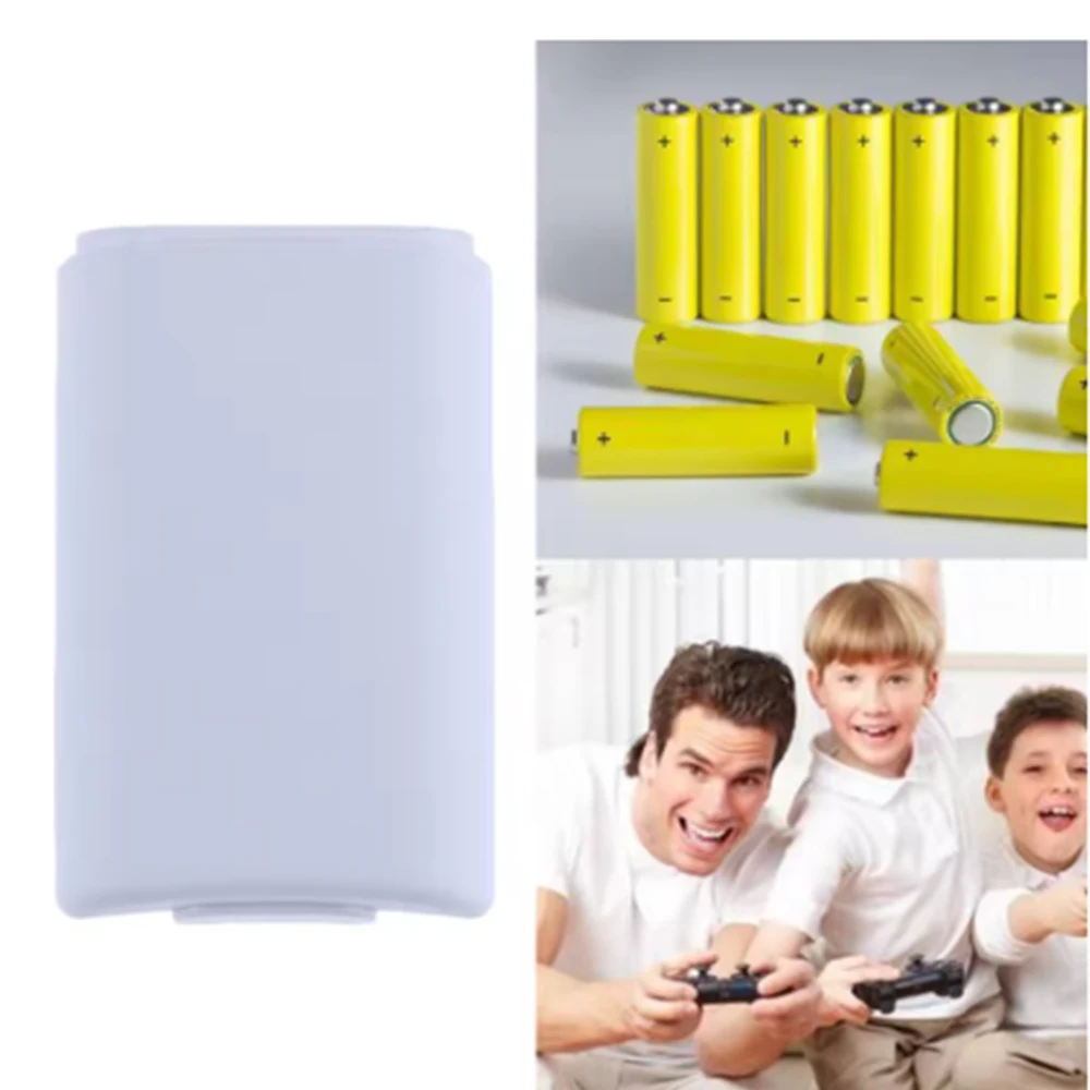 Фото 2 шт. для Xbox 360, крышка батарейного отсека, перезаряжаемый чехол, аксессуары для беспроводного контроллера Xbox360, игровой держатель батареи, геймпад №2