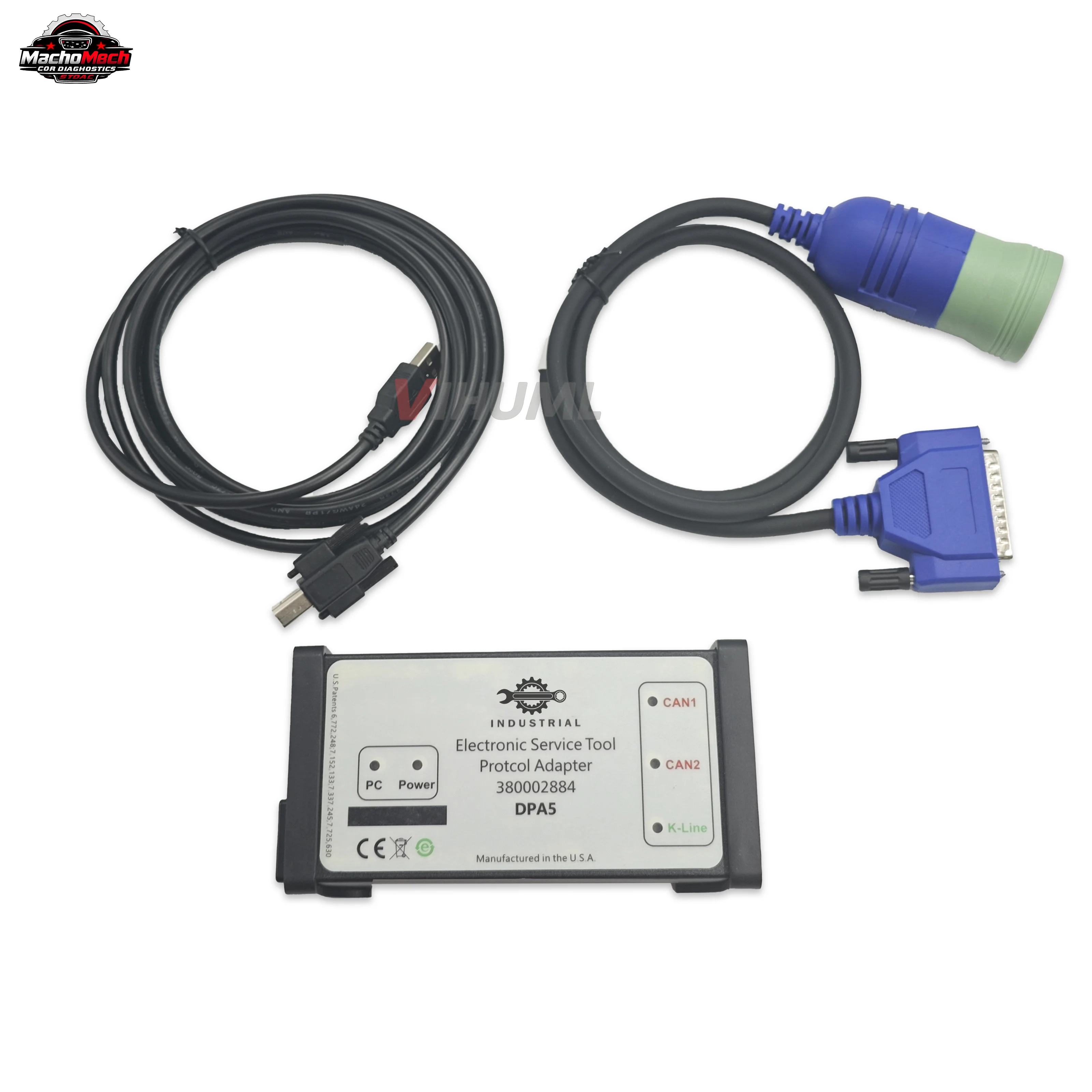 Диагностический инструмент CNH DPA5 V9.8 V9.11 для электронной диагностики тяжелых грузовиков, прицепов, автобусов, колесных погрузчиков, экскаваторов (art.: 3920dc7d70cd6) - 3920dc7d70cd6