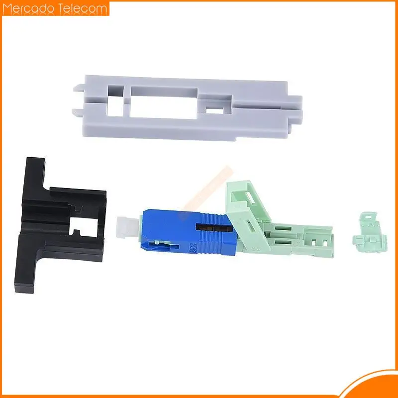 53MM SC APC SM Single-Mode Optical Connector FTTH Fiber Optic Fast Connector Embedded High Quality SC UPC Quick Connector