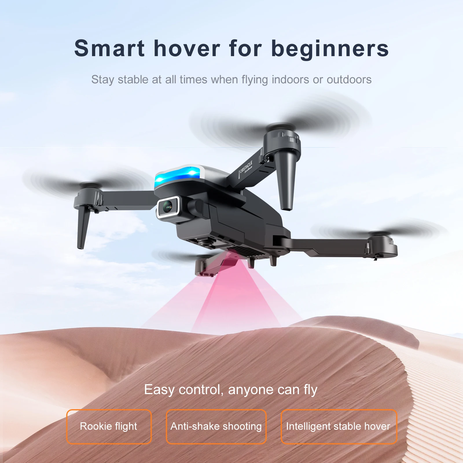 S85 Drone Professional Three-Sided Obstacle Avoidance Drone Quadcopter 4k Aerial HD Dual Camera Folding Remote Control Aircraft enlarge