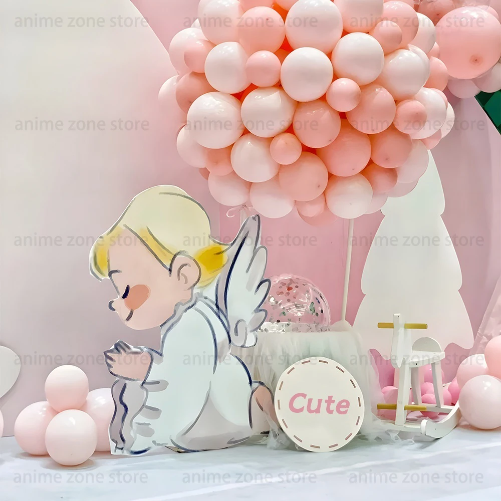 18/24/36 дюймов доска с вырезами в виде ангела тематика для дня рождения детский фон