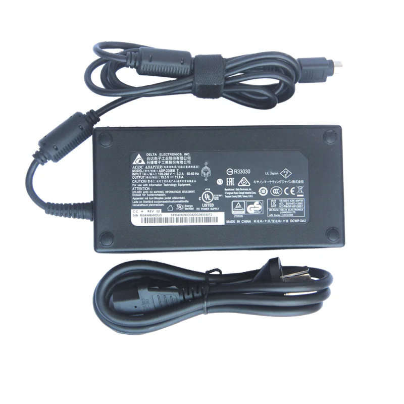 Зарядное устройство переменного тока Delta ADP-230EB T A230A003L 230 Вт 19 5 В 11 8 А для игрового