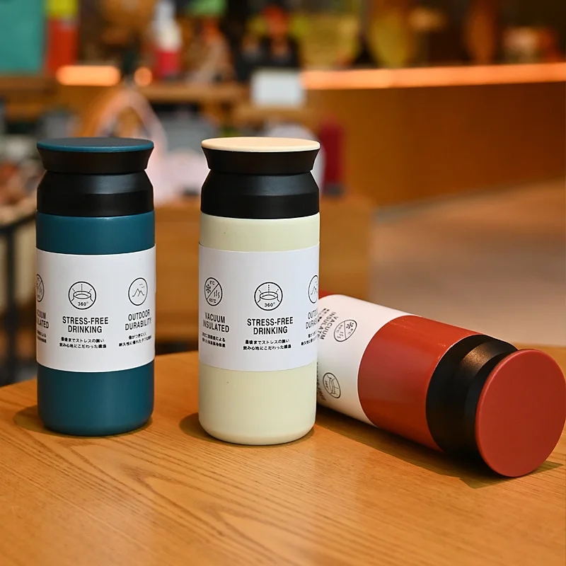 Thermal Water Bottle Stainless Steel Stanley Insulated Vacuum Flask Mini Japanese Style In-car Cups