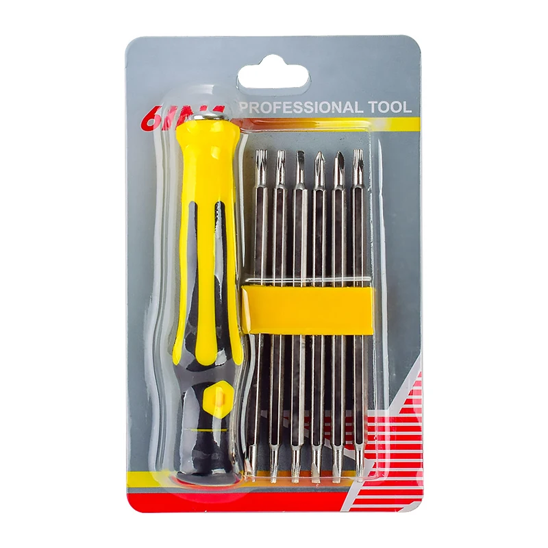 7Pcs Special-shaped Magnetic Screwdriver Security Tamper Proof Drill Bit