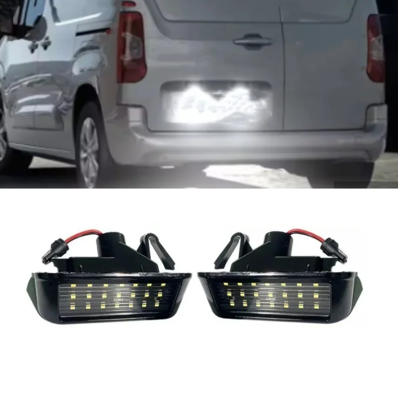 

2 шт. светодиодный задний фонарь номерного знака для Peugeot Expert Partner Traveler Rifter Ranch Citroen Berlingo Dispatch Jumpy Spacetourer