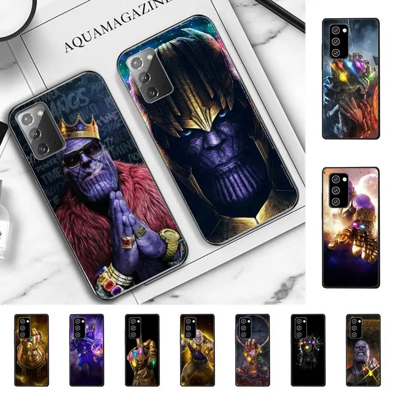 

Disney Thanos hero Avengers Phone Case for Samsung Note 5 7 8 9 10 20 pro plus lite ultra A21 12 02