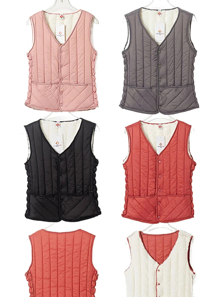 Пуховый жилет с хлопковой подкладкой Женская внутренняя одежда Берберский