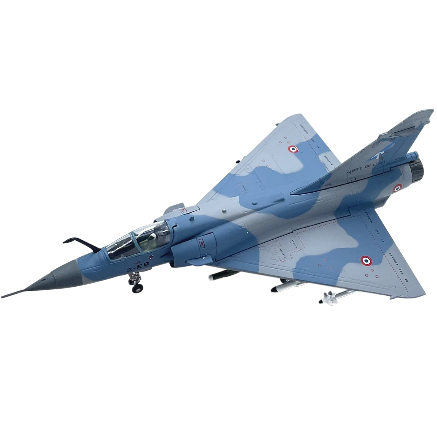 

Diecast Alloy Model of French HY-2000 Militarized Combat Fighter Aircraft 1:100 Scale Toy Gift Collection Simulation Display