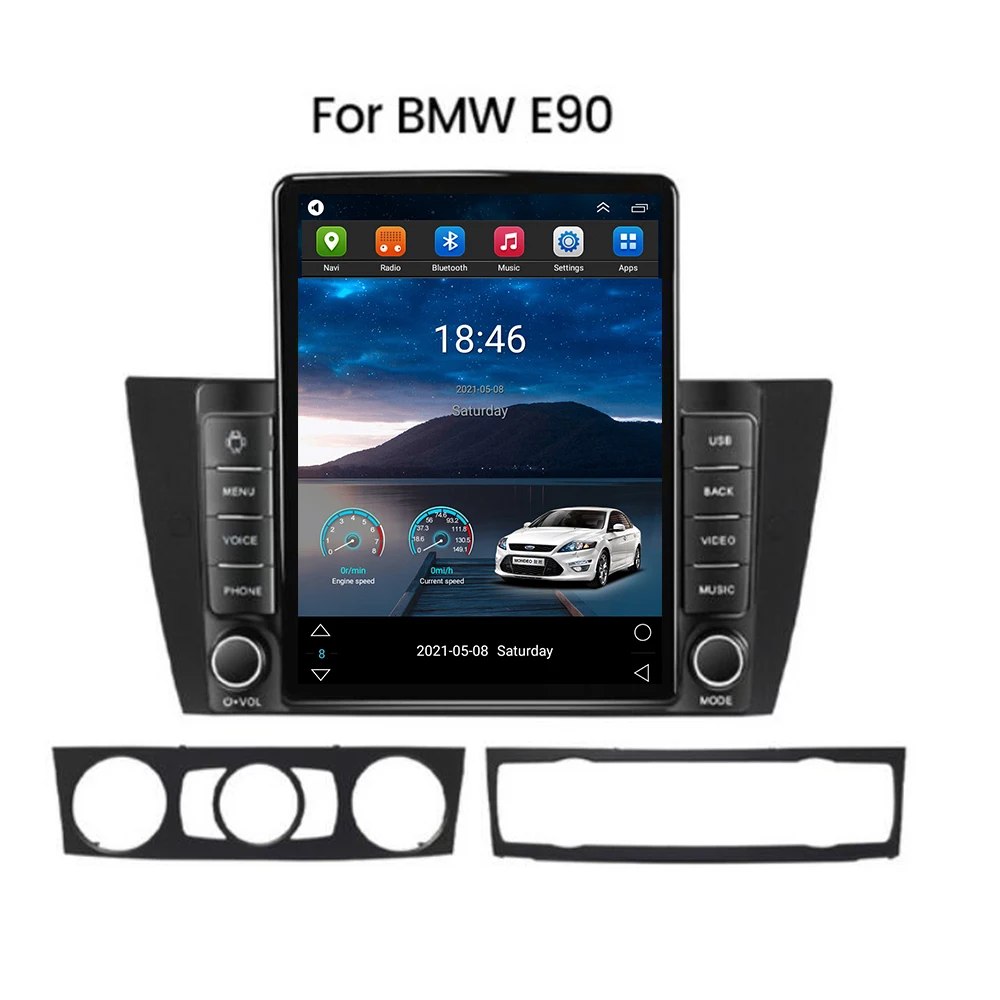 

5G LTE Tesla Style 8 Core Car Android Multimedia Navigation Player Radio GPS Stereo For BMW 3-Series E90 E91 E92 E93 2005 - 2013
