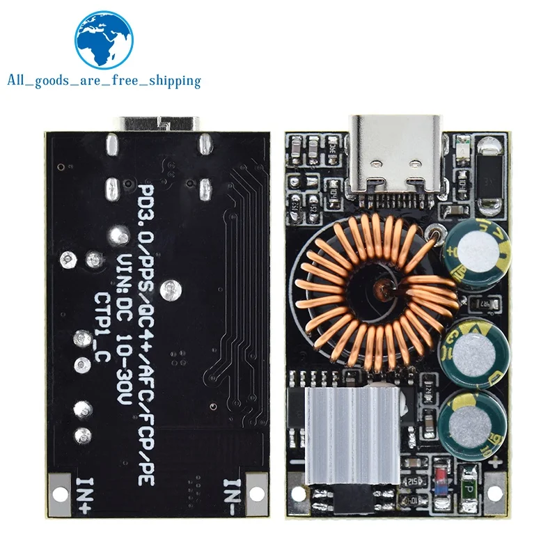 PD3.0/PPS/QC4.0 Apple Huawei MTK Samsung Быстрое зарядное устройство сделай сам постоянный ток 10-30