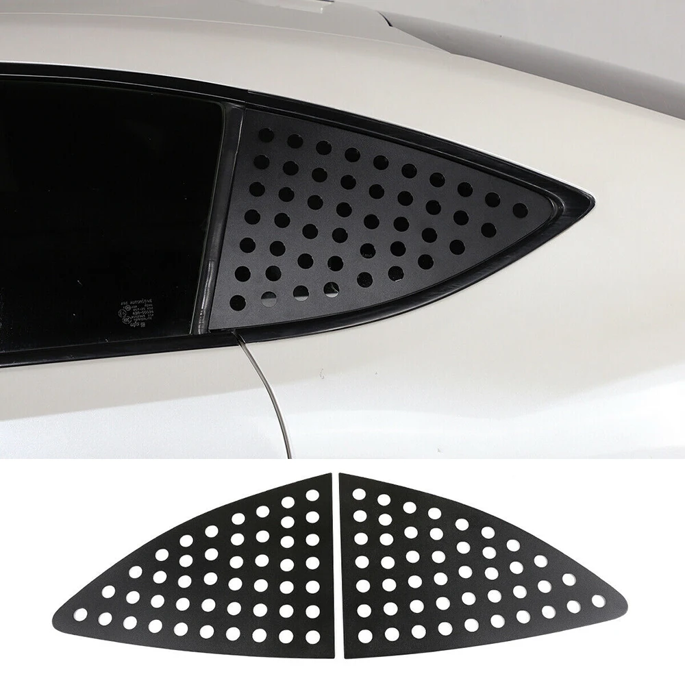 

2PCS Alloy Rear Triangular Window Glass Plate Trim Decorative Trim for Toyota 86 Subaru BRZ 2012-2020 Exterior Car Accessories