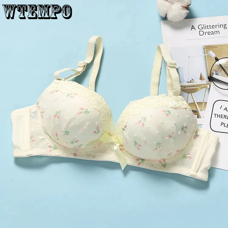 Милые бюстгальтеры сексуальное нижнее белье для девочек-подростков бюстгальтер
