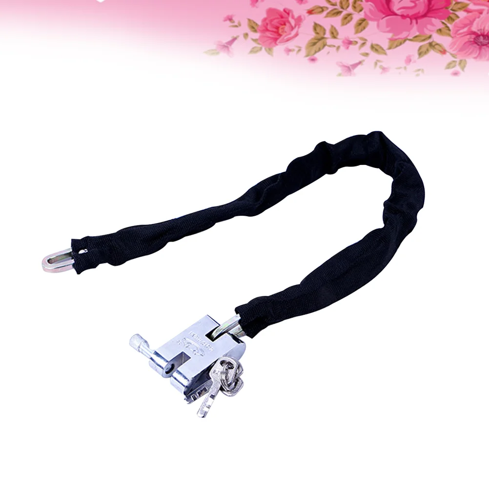 

Bike Lock High Stainless Steel Chain Lock with Keys for Mountain Bike 60cm