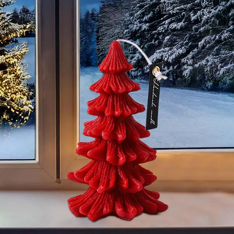 Ароматические свечи в форме рождественской елки Рождественские декоративные