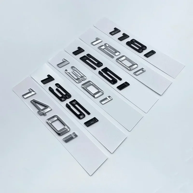 Старые шрифты цифры буквы 116i 118i 120i 125i 128i 130i 135i 140i Верхняя деталь для BMW 1 серии