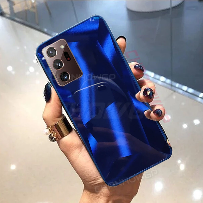 Чехол-накладка для Samsung Galaxy Note 20 Ultra зеркальный с блестками | Мобильные телефоны и